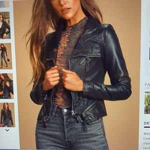 Black Lulu Leather jacket